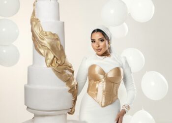 بفستان 3 متر البلوجر اسماء محمد تخطف الأنظار علي مواقع التواصل الإجتماعي