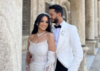 بحضور الشيخ أسامة قابيل .. زفاف الطيار أحمد الزقازيقي على سلمى قطب في قلعة صلاح الدين