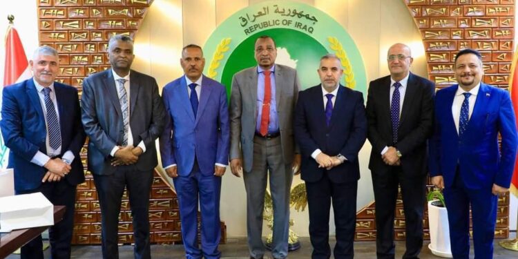 وزير الزراعة العراقي يلتقي مدير عام المنظمة العربية للتنمية الزراعية