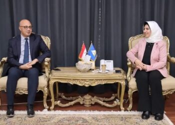 نائب محافظ دمياط  ورئيس هيئة الكتاب ومدير صندوق مكتبات مصر العامة يدشنون مبادرة فتح منافذ بيع دائمة للكتاب