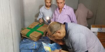 ضبط  604.5 كجم اسماك مملحة فاسدة واسماك ودواجن مجمدة بدون بيانات بدسوق