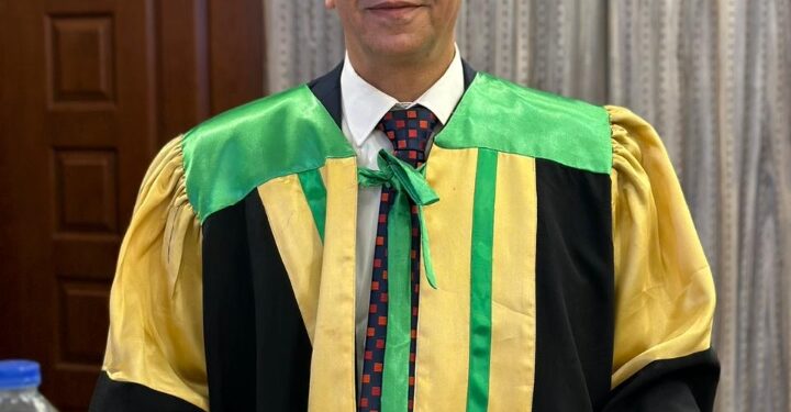 منح درجه الدكتوراه للمستشار رضا العيسوي بتقدير جيد جدا من كليه الحقوق جامعة عين شمس