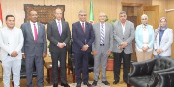 محافظ الفيوم يستقبل رئيس هيئة الاستشعار من البُعد ووفد الهيئة لتعزيز أوجه التعاون المشترك
