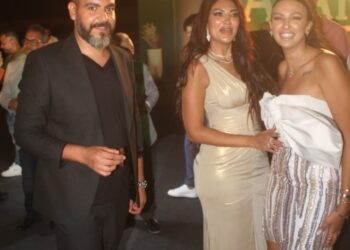 المهندس اسامه عبدالعال الشريك الأساسي في شركة zayard development في الحفل الذي أقامته الشركه داخل الصوت والضوء الهرم