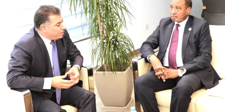 وزير الزراعة  الاردني يلتقي مدير عام المنظمة العربية للتنمية الزراعية