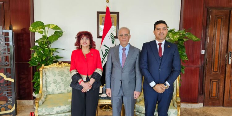 استقبال سفير العراق لوفد المستثمرات العرب