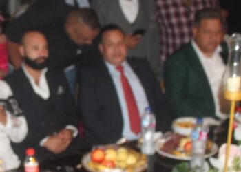 حضور المعلم صبري نخنوخ و جون نخوخ  حفل زفاف المطرب عمرو الجزار