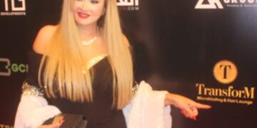 تكريم الدكتوره ميرفت عطالله في مهرجان الفضائيات في دورته الخامسة عشرة  والراعي الرسمي transform  Microblading and hair lounge