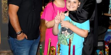 وعد البحري تحتفل بعيد ميلاد ابنها عيسى وسط الأقارب والأصدقاء