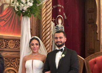 إيهاب عوض العضو المنتدب لمجموعة أفا مينا يحتفل بزفاف ابنته بحضور عدد كبير من الشخصيات العامة.