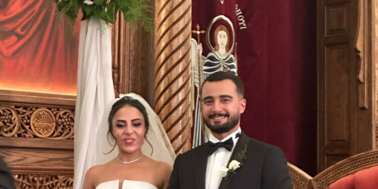 إيهاب عوض العضو المنتدب لمجموعة أفا مينا يحتفل بزفاف ابنته بحضور عدد كبير من الشخصيات العامة.