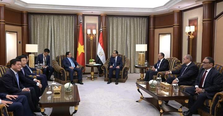 مدبولي يلتقي رئيس وزراء فيتنام لبحث الملفات ذات الاهتمام المشترك