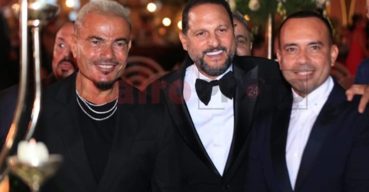 حضور الفنان عماد زياده وحرمه حفل زفاف نجله رجل الأعمال باسل سماقيه