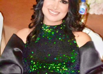 بفستان اخصر الفنانة فاطمة الزهراء رمان خطفت الانظار في حفل اختتام مهرجان الاسكندرية السينمائي الدولي