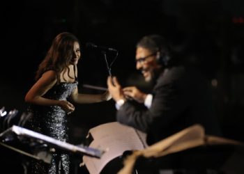 أنغام وهاني فرحات يشعلان المتحف الكبير بحفل أسطوري كامل العدد