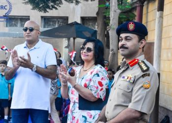 نائب المستشار العسكري لمحافظة القاهرة يشارك في احتفالية كلية رمسيس الجديدة بذكرى انتصارات أكتوبر
