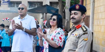 نائب المستشار العسكري لمحافظة القاهرة يشارك في احتفالية كلية رمسيس الجديدة بذكرى انتصارات أكتوبر