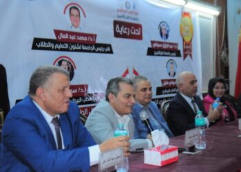 رئيس جامعة كفر الشيخ يشهد حفل استقبال الطلبة الجدد وذكري انتصارات حرب اكتوبر المجيدة بكلية الطب البيطري