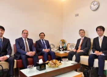 المدير العام للمنظمة العربية للتنمية الإدارية يستقبل سفير اليابان بالقاهرة