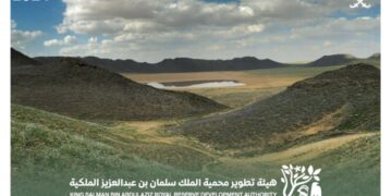 البريد السعودي | يصدر طابعاً بريدياً عن هيئة تطوير محمية الملك سلمان بن عبدالعزيز الملكية