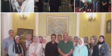 مكتبة  القاهرة الكبرى  تستقبل  الفرقة الثالثة  للسياحة والفنادق  للتعرف على برامجها الثقافية والورش