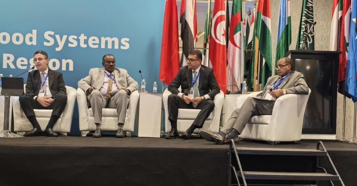 وزير التموين يُلقي كلمته خلال فعاليات اليوم الأول للمنتدى الإقليمي حول “تسريع النظُم الغذائية في المنطقة العربية” بالعاصمة الأردنية عمان