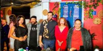 دوللي شاهين ومؤتمر صحفي للاعلان عن اغنيتها الجديدة انا الحاجة الحلوة