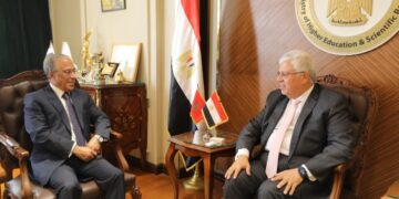 وزير التعليم العالي يستقبل سفير المغرب لبحث تعزيز العلاقات الأكاديمية والبحثية بين الجانبين
