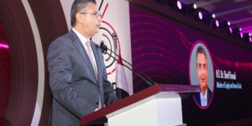 وزير التموين والتجارة الداخلية يُلقي كلمته في النسخة السادسة من الملتقي السنوي لصناعة التأمين وإعادة التأمين