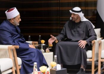 شيخ الأزهر يلتقي الشيخ محمد بن زايد في أذربيجان