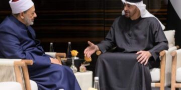شيخ الأزهر يلتقي الشيخ محمد بن زايد في أذربيجان