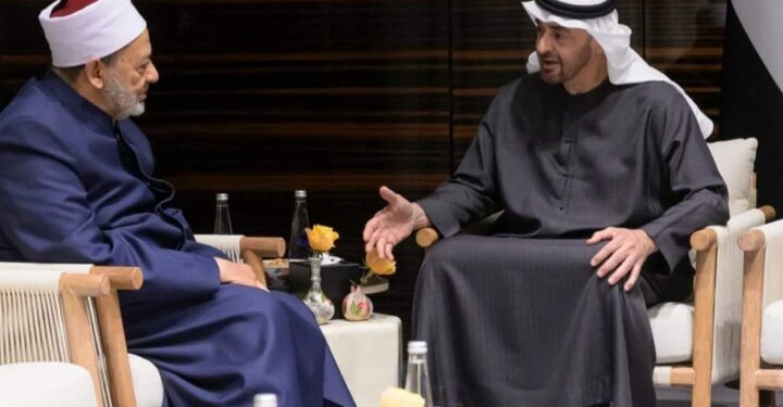 شيخ الأزهر يلتقي الشيخ محمد بن زايد في أذربيجان