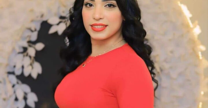 احدث اطلاله الفنانه غاده محمود بالفستان الاحمر تبهر جمهورها على السوشيال ميديا