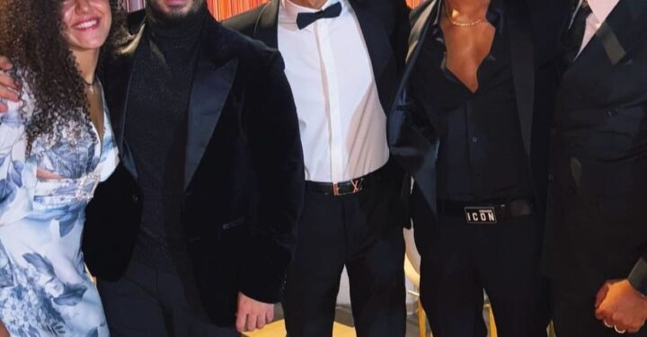 حضور المنتج هاني محروس وحرمه حفل زفاف نجل النائب معتز محمود