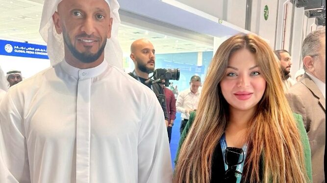 الأعلامية شذا شعبان تتالق فى الكونجرس العالمى للأعلام أبوظبي فى ضيافه الوزير بالمؤتمر الوطنى للأعلام الأماراتى باطلاله ساحرة