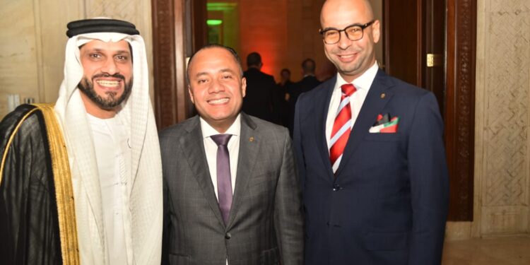 حفل العيد الوطني للامارات ٥٣ بحضور العديد من رجال الأعمال والوزراء