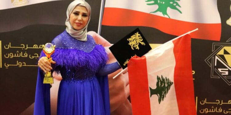 حضور  رئيسة سفراء الجمال العربي في لبنان رانيا عثمان وتكريمها في مهرجان egyfashion