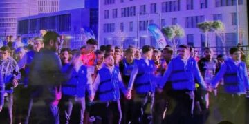 مشاركة ذوى الهمم في ماراثون زايد الخيري بالعاصمة الإدارية الجديدة