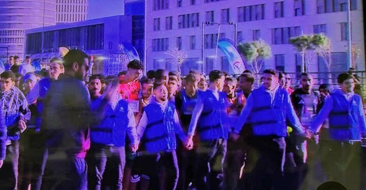 مشاركة ذوى الهمم في ماراثون زايد الخيري بالعاصمة الإدارية الجديدة