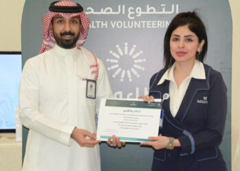 مبادرة عيادات انسام الطبية بالاحساء في يوم التطوع الصحي