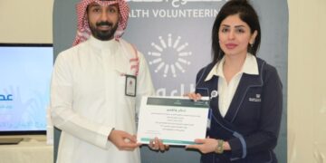 مبادرة عيادات انسام الطبية بالاحساء في يوم التطوع الصحي