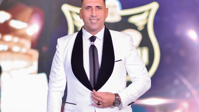 نجاح ساحق رجل الاعمال أحمد المحمدى رئيس مهرجان الصخره للموسم الثانى