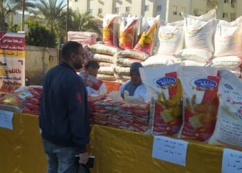 وزارة التموين ممثلة في الشركة القابضة للصناعات الغذائية تنظم ” سوق اليوم الواحد” بمدينة طنطا بمحافظة الغربية اليوم