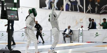 الصبان يتوج (سيدات) الذهب في المبارزة