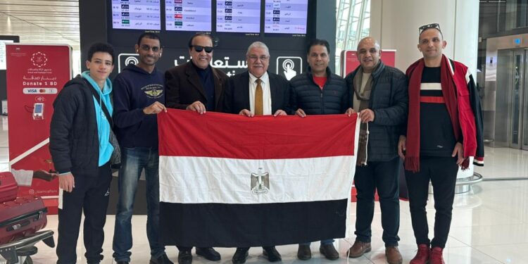 بعثة منتخب مصر للدارتس  تصل إلى البحرين للمشاركة في كأس العرب