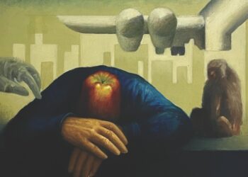 جاليرى المشهد يفتتح معرض الفنان القدير الراحل محمد رياض سعيد أيقونة السيريالية المصرية