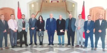 سفير مصر بالمغرب يستقبل أعضاء مجلسي الادارة فى الإتحاد العام للمصريين، وجمعية الجالية المصرية بالمغرب