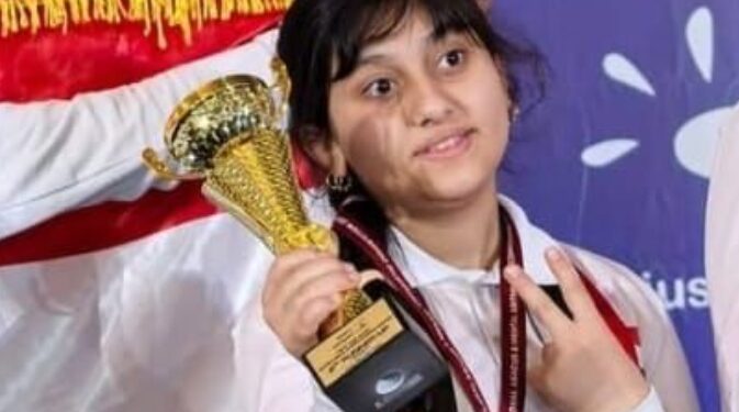 تسنيم أكرم.. طفلة عراقية تحصد المركز الثاني عالميًا في الحساب الذهني