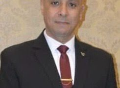 تهنئة مكلله بالمحبة بالورود والياسمين للعقيد أشرف الكاشف بعيد ميلاده