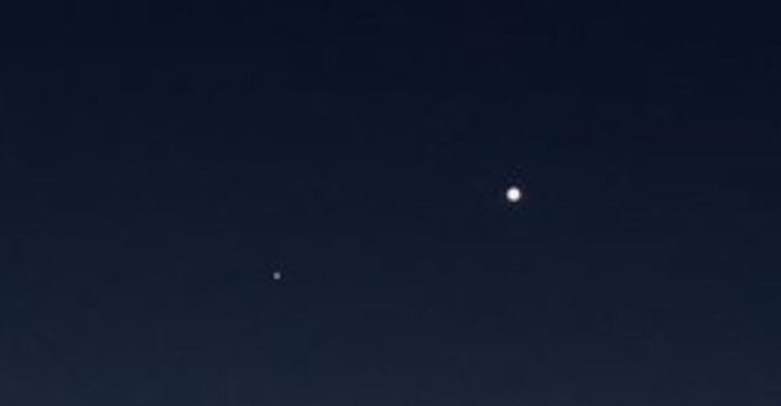 #رمضان_2025  الليله : عطارد يزين سماء المساء*